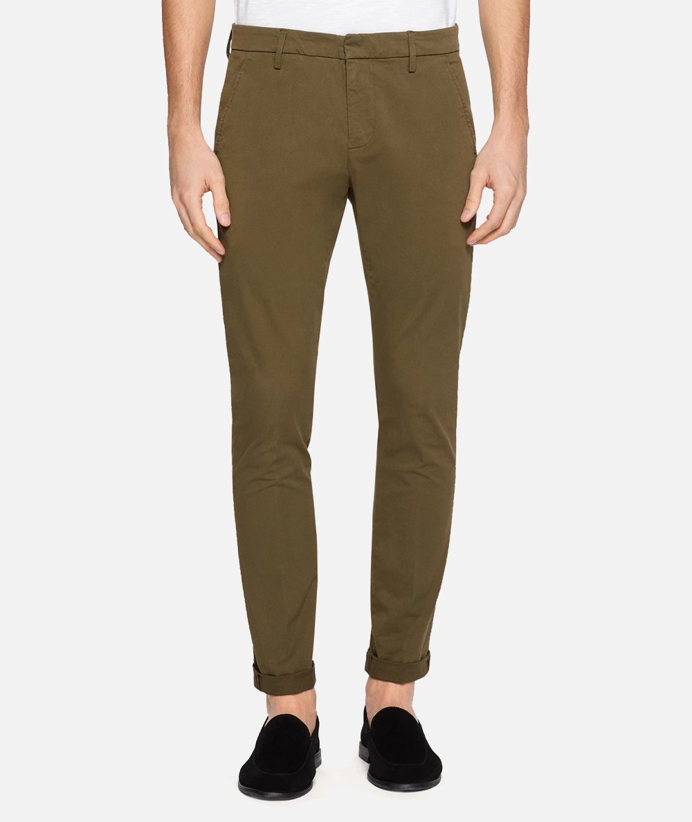 Pantaloni Gaubert slim in gabardina leggera