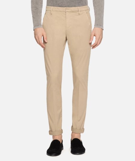 Pantaloni Gaubert slim in gabardina leggera