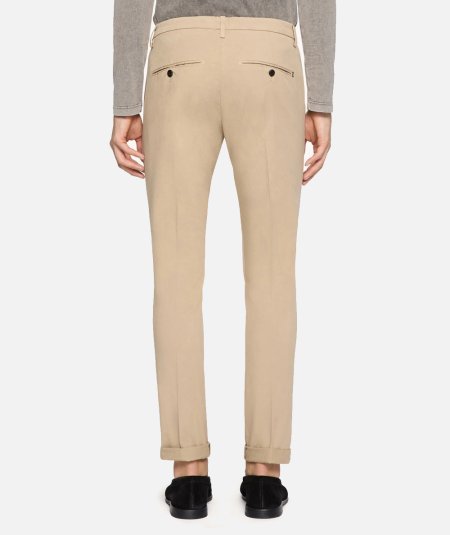 Pantaloni Gaubert slim in gabardina leggera