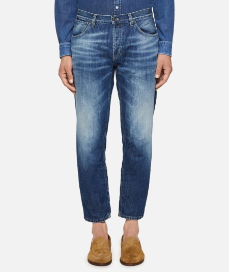 Jeans Brighton carrot in denim fisso