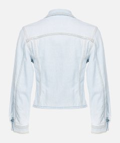Giubbino In Denim Baby Blue