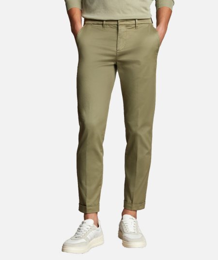 Pantalone Capri con risvolto