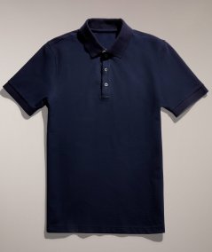 POLO DB COLLAR PIQUET STR.BICOLOR