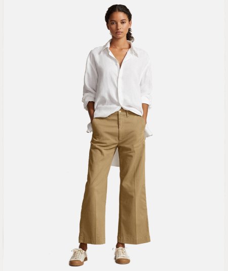 Pantaloni chino a gamba larga - Duepistudio ***** Abbigliamento, Accessori e Calzature | Uomo - Donna