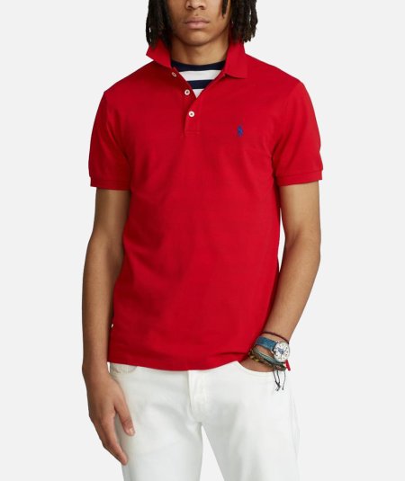 Slim Fit Mesh Polo