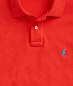 Slim Fit Mesh Polo