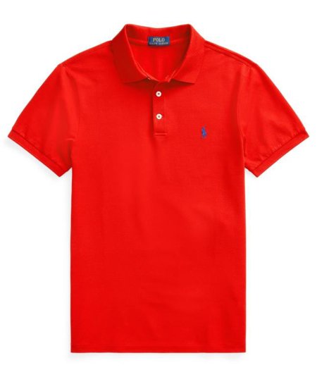 Slim Fit Mesh Polo