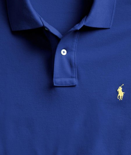 Slim Fit Mesh Polo