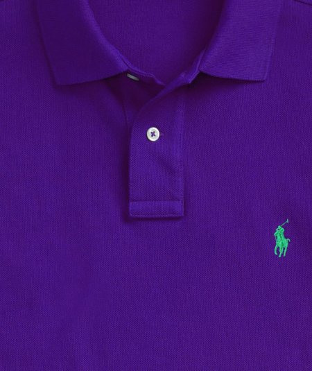 Slim Fit Mesh Polo