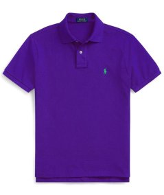 Slim Fit Mesh Polo