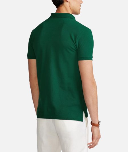 Slim Fit Mesh Polo