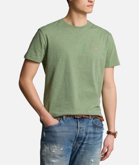 T-shirt girocollo in jersey slim fit