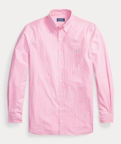 Camicia a quadri in popeline slim fit