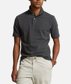 Slim Fit Mesh Polo