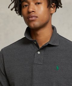 Slim Fit Mesh Polo