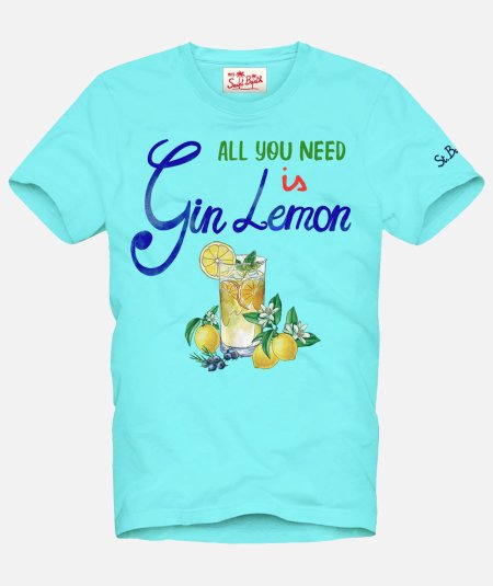 T-shirt - All You Need Is Gin Lemon - Duepistudio ***** Abbigliamento, Accessori e Calzature | Uomo - Donna
