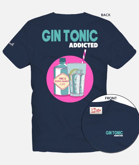 T-shirt - Gin Addicted - Duepistudio ***** Abbigliamento, Accessori e Calzature | Uomo - Donna
