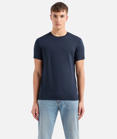 T-shirt regular fit in cotone Pima