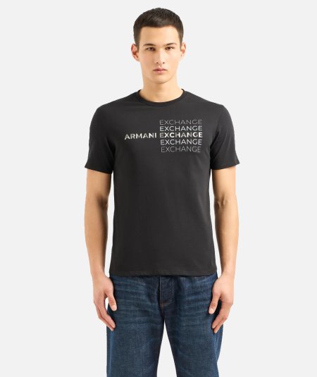 T-shirt regular fit in cotone con stampa metal - Duepistudio ***** Abbigliamento, Accessori e Calzature | Uomo - Donna