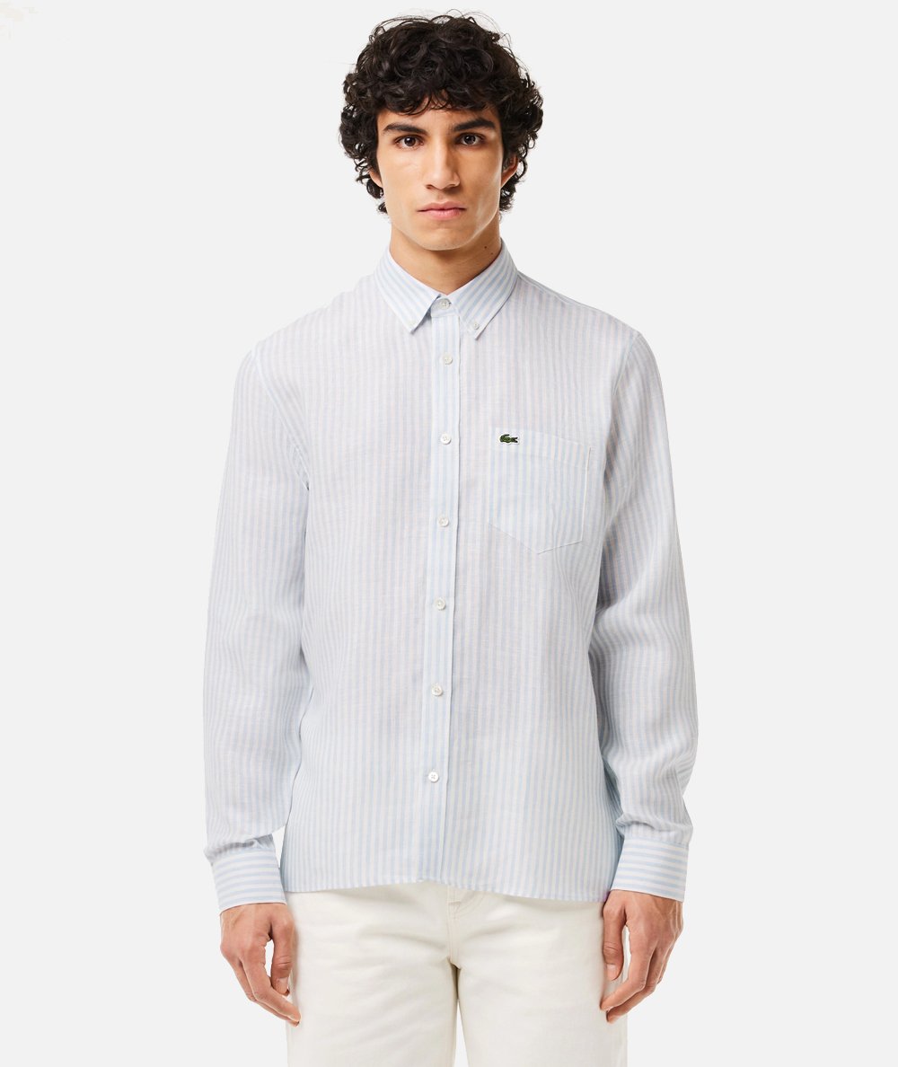 Camicia lino lacoste discount