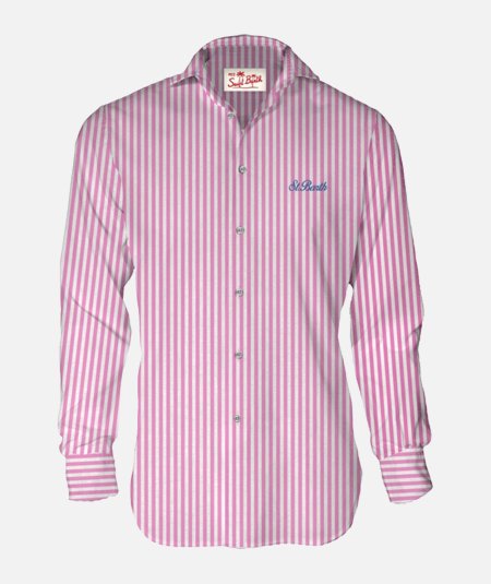 Camicia in lino a righe - Pamplona - Duepistudio ***** Abbigliamento, Accessori e Calzature | Uomo - Donna