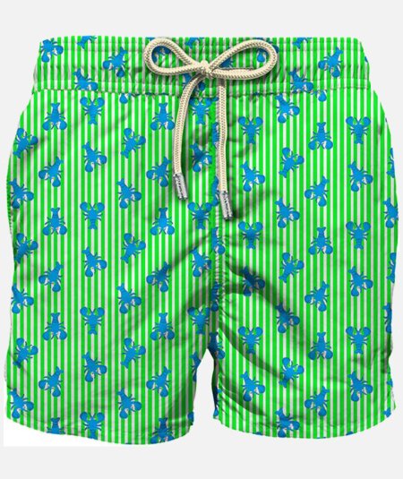 Costume da bagno boxer - Lobstery Stripes - Duepistudio ***** Abbigliamento, Accessori e Calzature | Uomo - Donna