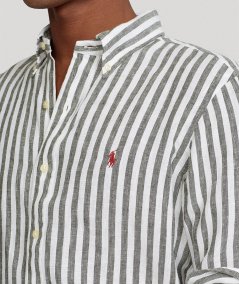 CAMICIA A RIGHE DI LINO