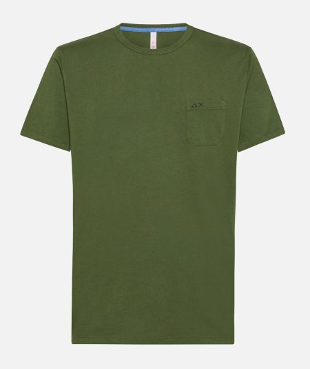 T-shirt Round Solid Pocket - Duepistudio ***** Abbigliamento, Accessori e Calzature | Uomo - Donna