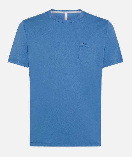 T-SHIRT ROUND SOLID POCKET