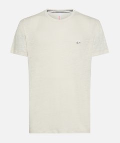 T-SHIRT LINEN SOLID S/S