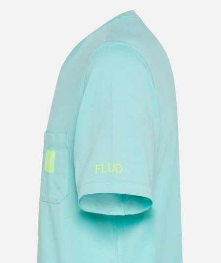 T-shirt Pocket Logo Fluo