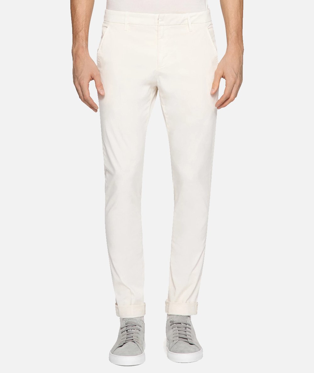 Pantaloni Gaubert slim in gabardina leggera