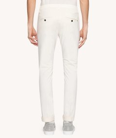 Pantaloni Gaubert slim in gabardina leggera