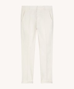 Pantaloni Gaubert slim in gabardina leggera