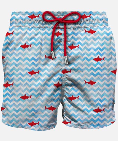 Costume da bagno boxer - Chevron Shark - Duepistudio ***** Abbigliamento, Accessori e Calzature | Uomo - Donna