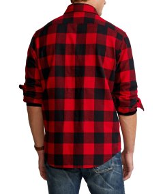 Classic Fit Checked Twill Shirt