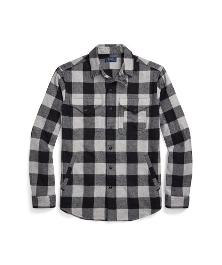 Classic Fit Checked Twill Shirt