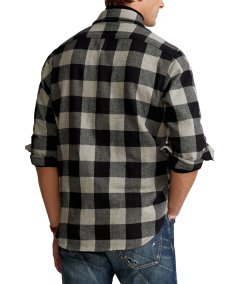 Classic Fit Checked Twill Shirt