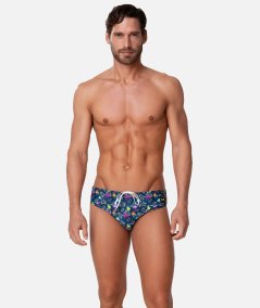 Costume da mare slip stampato