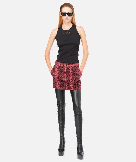 Top logato a costine - Duepistudio ***** Abbigliamento, Accessori e Calzature | Uomo - Donna