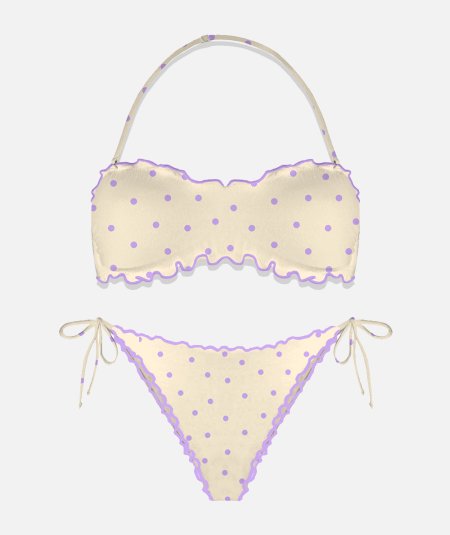 Bikini fascia arricciato - Duepistudio ***** Abbigliamento, Accessori e Calzature | Uomo - Donna