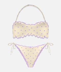 Bikini fascia arricciato