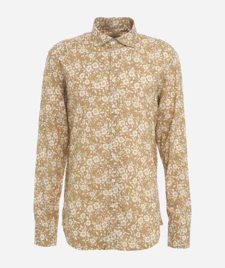 CAMICIA IN MISTO LINO A FANTASIA - Duepistudio ***** Abbigliamento, Accessori e Calzature | Uomo - Donna
