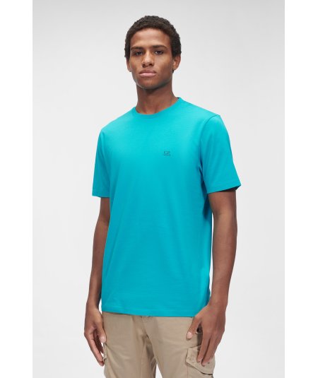 T-shirt con logo piccolo in jersey 30/1