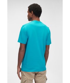 T-shirt con logo piccolo in jersey 30/1
