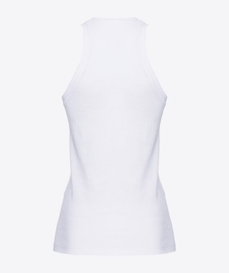 Ribbed logo top