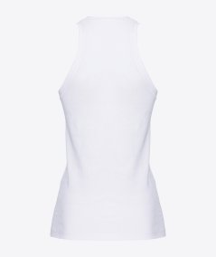 Ribbed logo top