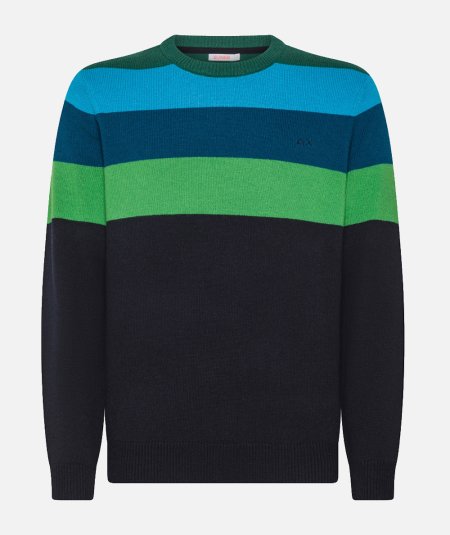 MAGLIA PULLOVER ROUND STRIPES FANCY WARM - Duepistudio ***** Abbigliamento, Accessori e Calzature | Uomo - Donna