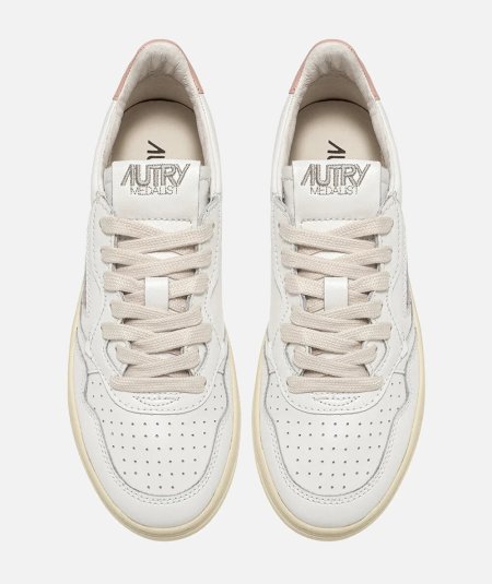 SNEAKERS LEATH / LEATH WHT-PINK