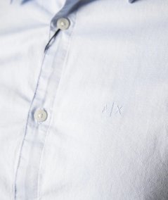 Slim fit cotton pique shirt